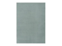 Alfombra pelo corto lavable antideslizante - Azul - 140 x 200 cm - RELAX