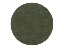Alfombra pelo corto lavable antideslizante - Bosque - 120 cm Redondo - RELAX
