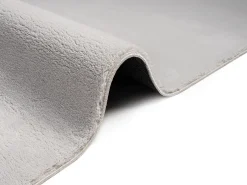 Alfombra pelo corto lavable antideslizante - Gris - 240 x 340 cm - RELAX