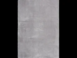 Alfombra pelo corto lavable antideslizante - Gris - 120 x 160 cm - RELAX