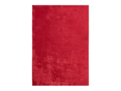 Alfombra pelo corto lavable antideslizante - Rojo - 60 x 110 cm - RELAX