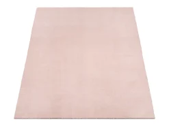 Alfombra pelo corto lavable antideslizante - Rosa - 120 x 160 cm - RELAX