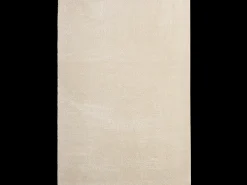 Alfombra pelo corto lavable antideslizante - Beige - 120 x 160 cm - RELAX