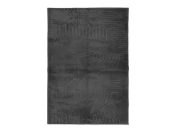 Alfombra pelo corto look escandinavo IZA antracita 160x230 cm ES42067