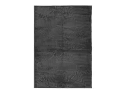 Alfombra pelo corto look escandinavo IZA antracita 120x170 cm ES16401
