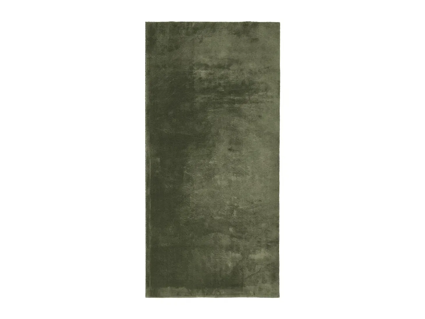 Alfombra pelo corto suave lavable HUARTE verde bosque 100x200cm ES28059