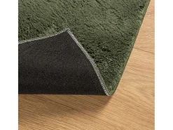 Alfombra pelo corto suave lavable HUARTE verde bosque 200x280cm ES88012