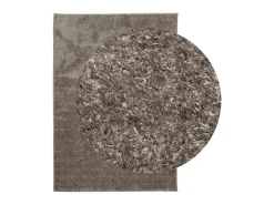 Alfombra pelo largo aspecto brillante ISTAN gris 120x170 cm ES67429