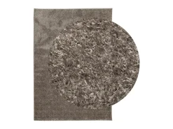 Alfombra pelo largo aspecto brillante ISTAN gris 140x200 cm ES83800