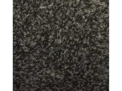 Alfombra pelo largo aspecto brillante ISTAN antracita Ø 160 cm