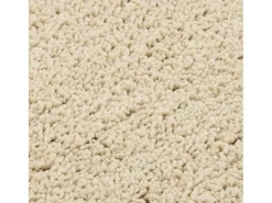 Alfombra peluda antideslizante color crema 200x290 cm ES47815
