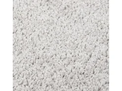 Alfombra peluda antideslizante gris claro 120x170 cm