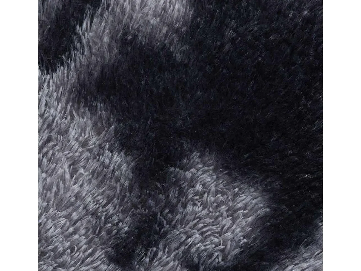 Alfombra peluda NAVARRA gris oscuro 120x170 cm