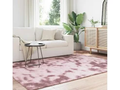 Alfombra peluda NAVARRA Rosa Polvo 160x230 cm