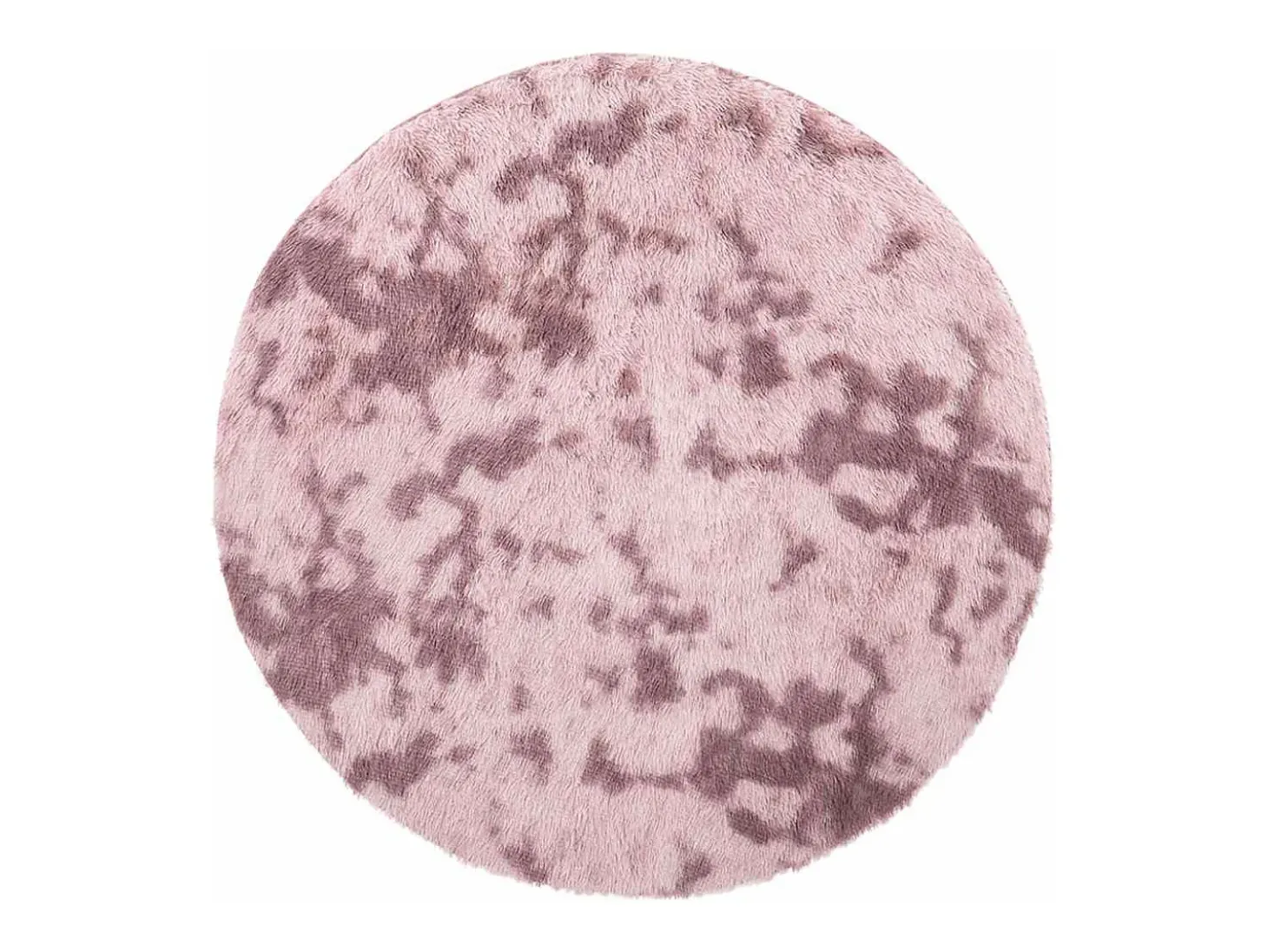 Alfombra peluda NAVARRA Rosa Polvo 240x240 cm