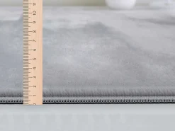 Alfombra piel sintética suave lavable - Gris - 120 x 170 cm - COSY