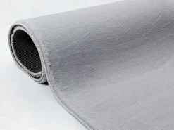 Alfombra piel sintética suave lavable - Gris - 140 x 200 cm - COSY