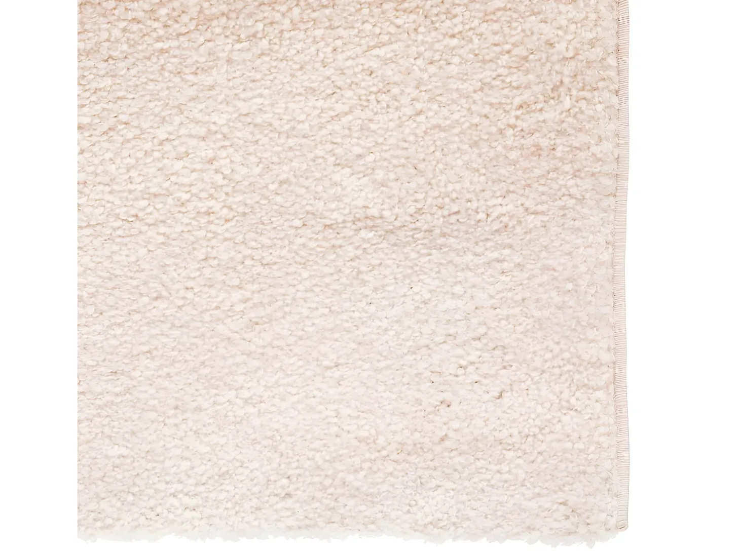 Alfombra poliéster beige 100x150cm