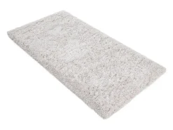 Alfombra reciclada de pelo largo color marfil 160 × 230 cm AIMEE