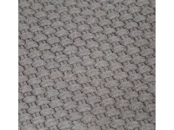 Alfombra rectangular algodón gris 160x230 cm ES23008