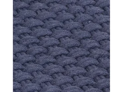 Alfombra rectangular algodón azul marino 160x230 cm ES65642