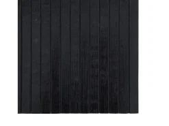 Alfombra rectangular bambú negro 100x300 cm
