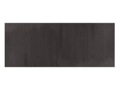 Alfombra rectangular bambú marrón oscuro 80x200 cm