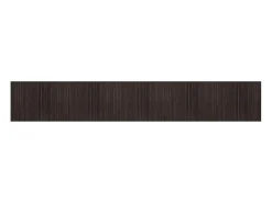 Alfombra rectangular bambú marrón oscuro 80x1000 cm