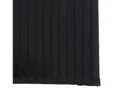 Alfombra rectangular bambú negro 100x200 cm
