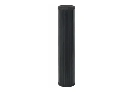Alfombra rectangular bambú negro 100x200 cm