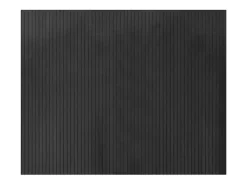 Alfombra rectangular bambú gris 80x100 cm