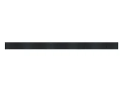 Alfombra rectangular bambú negro 60x1000 cm