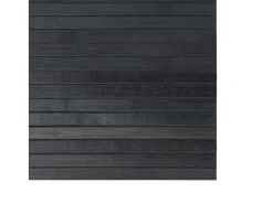 Alfombra rectangular bambú gris 60x500 cm