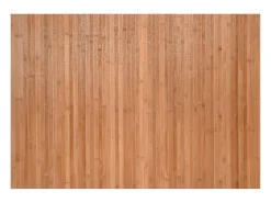 Alfombra rectangular bambú color natural 70x200 cm