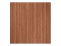 Alfombra rectangular bambú marrón 100x100 cm