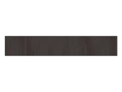 Alfombra rectangular bambú marrón oscuro 70x400 cm