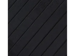 Alfombra rectangular bambú negro 60x300 cm