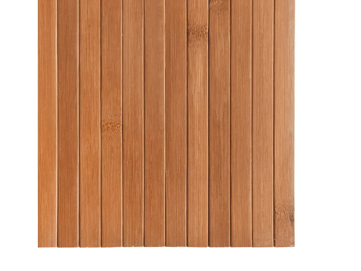 Alfombra rectangular bambú color natural 60x100 cm