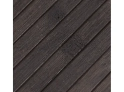 Alfombra rectangular bambú marrón oscuro 60x400 cm