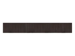 Alfombra rectangular bambú marrón oscuro 60x400 cm