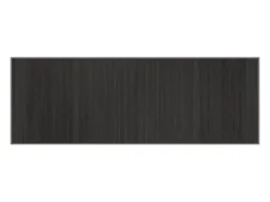 Alfombra rectangular bambú gris 70x200 cm