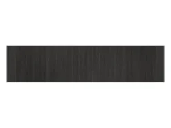 Alfombra rectangular bambú gris 70x300 cm