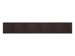 Alfombra rectangular bambú marrón oscuro 80x500 cm