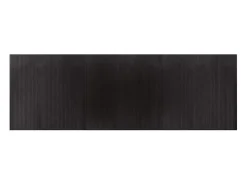 Alfombra rectangular bambú marrón oscuro 100x300 cm