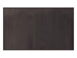 Alfombra rectangular bambú marrón oscuro 60x100 cm