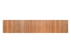 Alfombra rectangular bambú color natural 60x300 cm