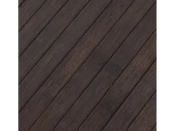 Alfombra rectangular bambú marrón oscuro 80x300 cm
