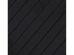 Alfombra rectangular bambú negro 70x500 cm
