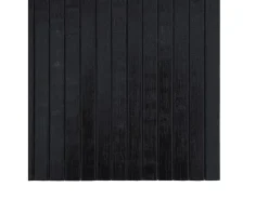 Alfombra rectangular bambú negro 70x500 cm