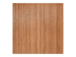 Alfombra rectangular bambú color natural 100x100 cm